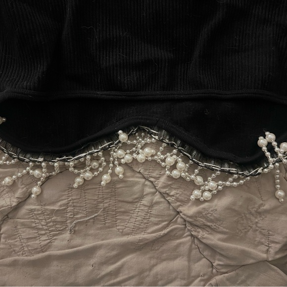 Zara Beaded Crop Long-Sleeve - Picture 5 of 7